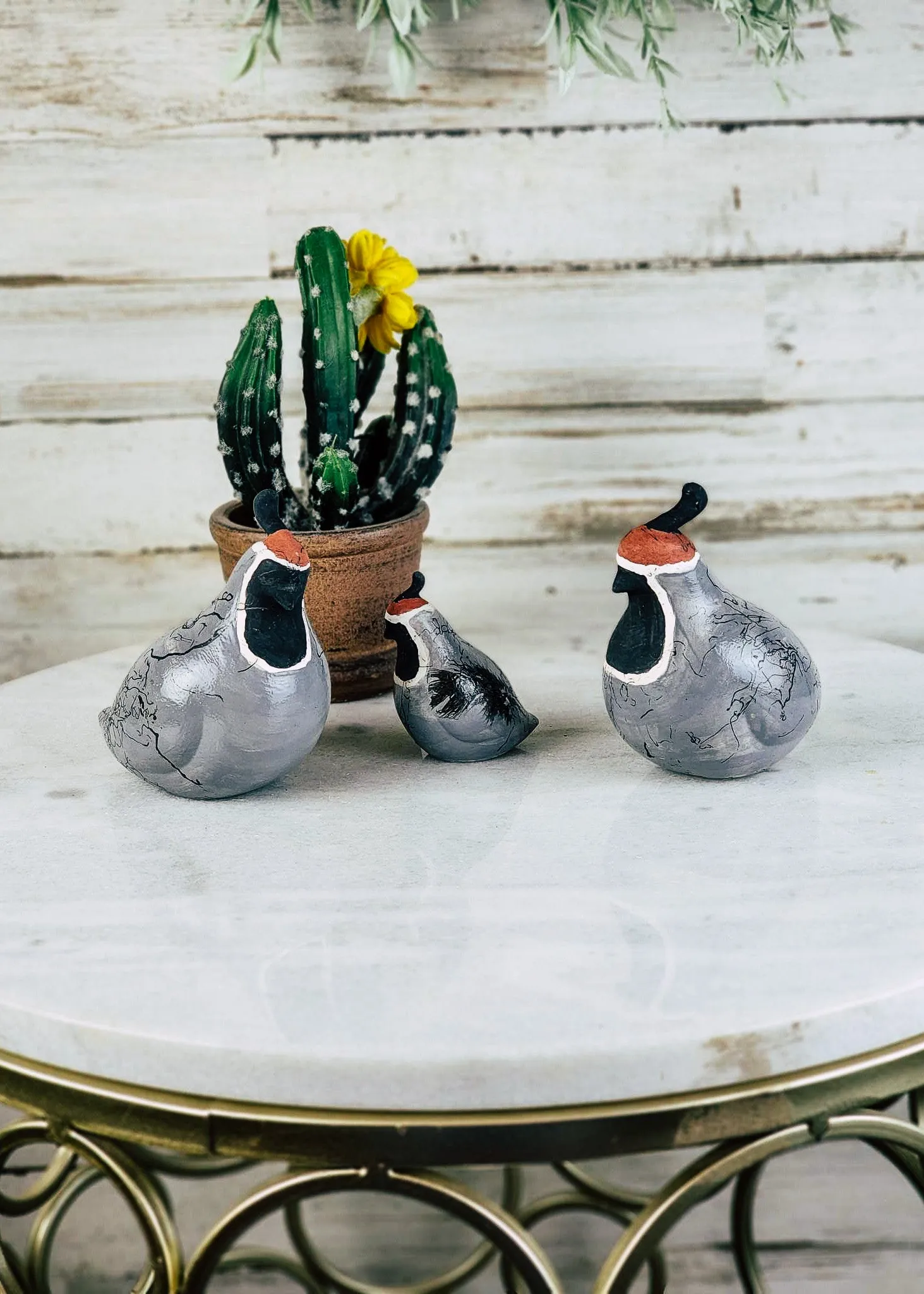 Horse Hair Quail Set