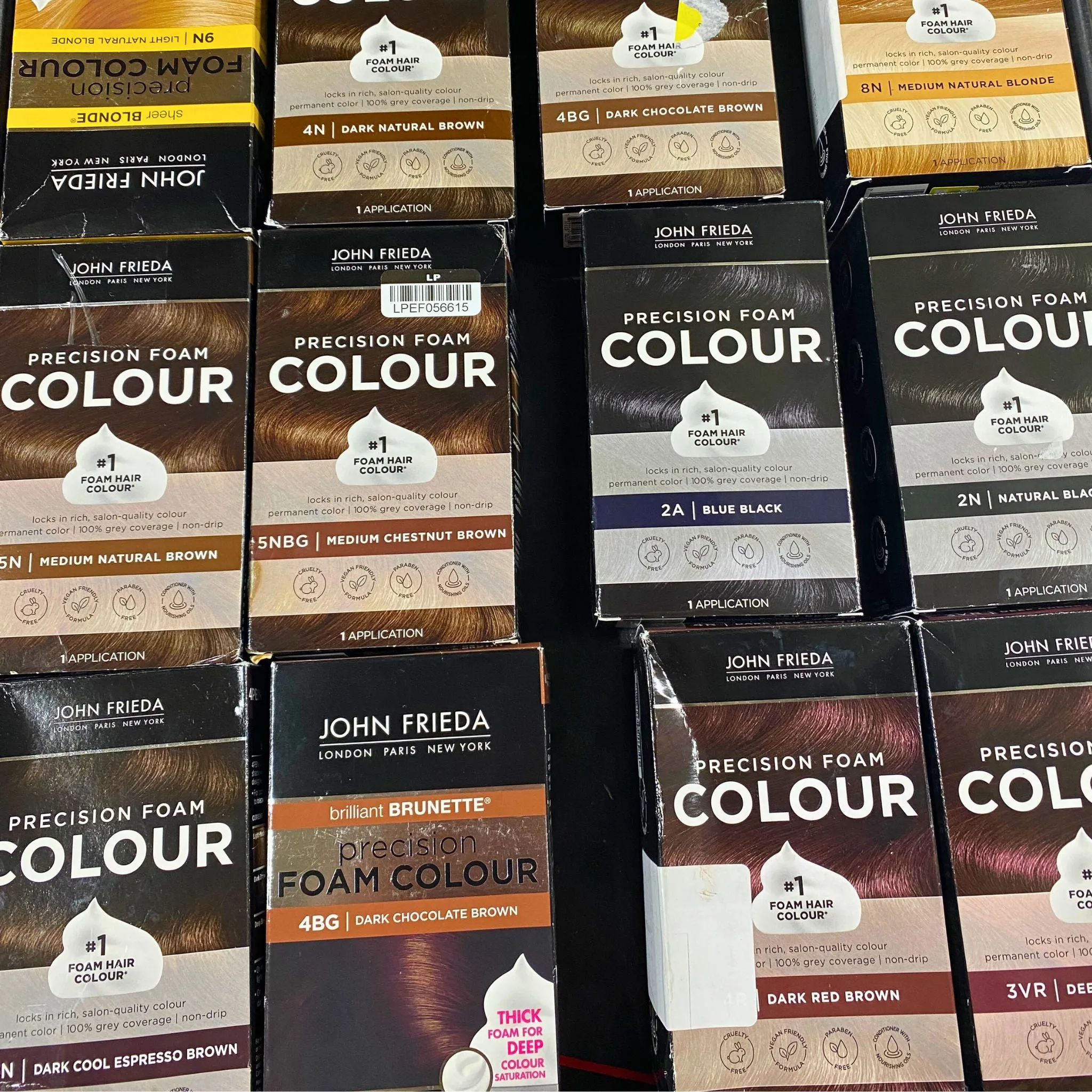 John Frieda Precision Foam Colour # 1 (50 Pcs Lot)