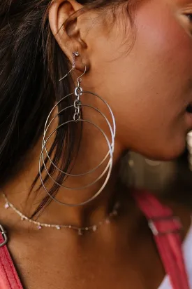 Kiss Earrings - Silver