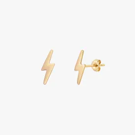 Lightning Bolt Stud Earrings