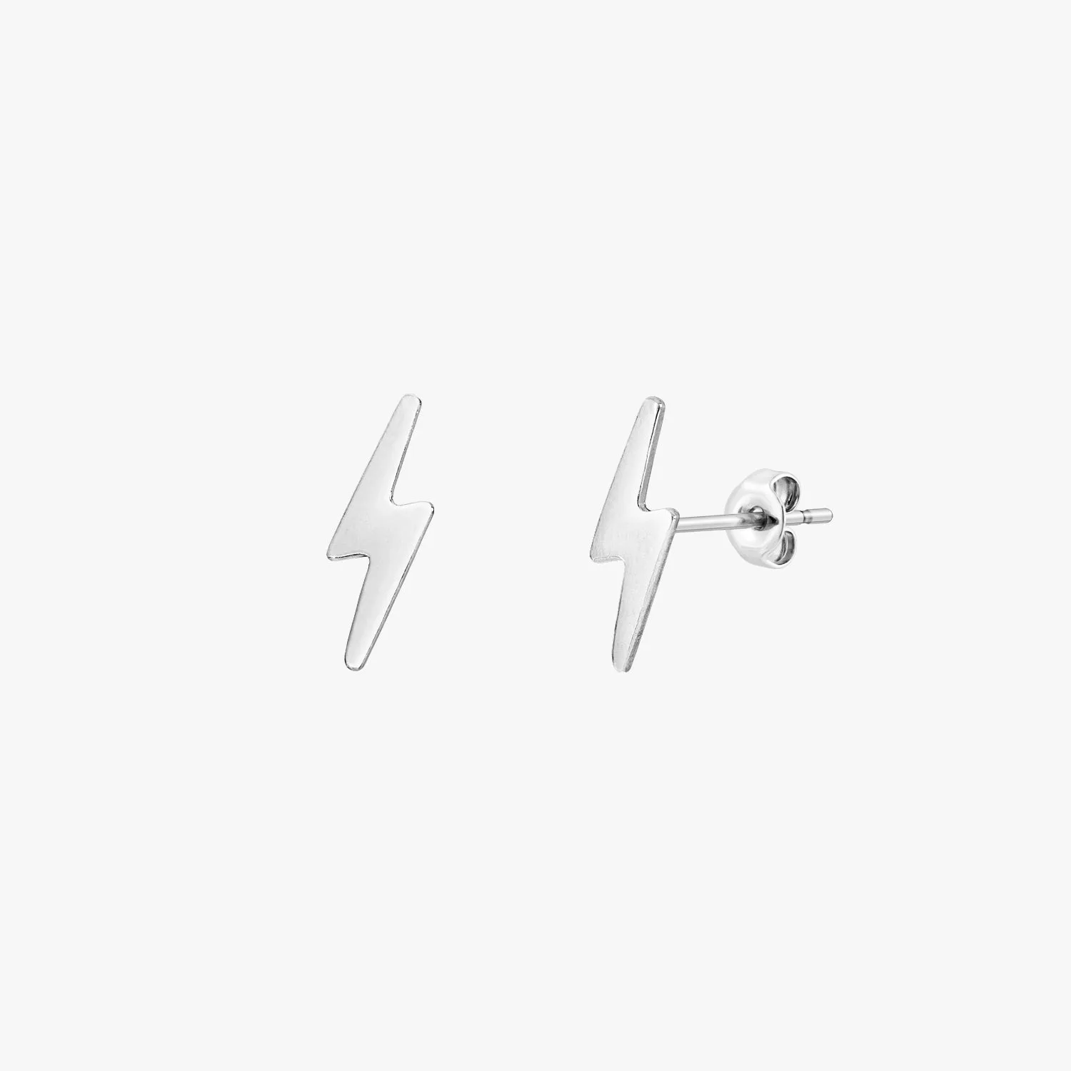 Lightning Bolt Stud Earrings