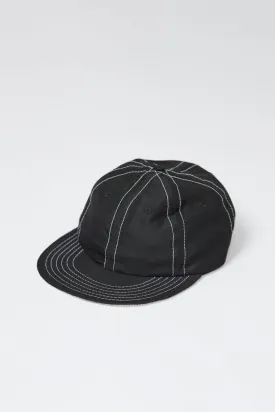 Lite Year Six Panel Cap - Black