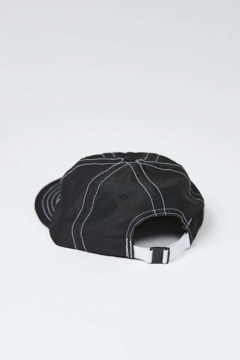 Lite Year Six Panel Cap - Black