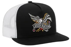 LOSER MACHINE - GLORY HAT - BLACK/WHITE