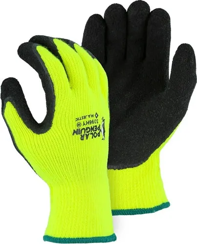 Majestic Gloves 3396 Polar Penguin Winter Knit Latex Dipped Palm (Dozen)