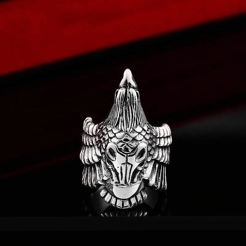 Men's Punk Corvus Corax Rings