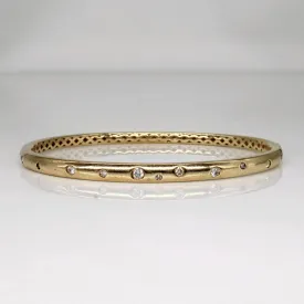 'Michael Hill' Flush Set Diamond Bangle | 0.25ctw | 7.5" |