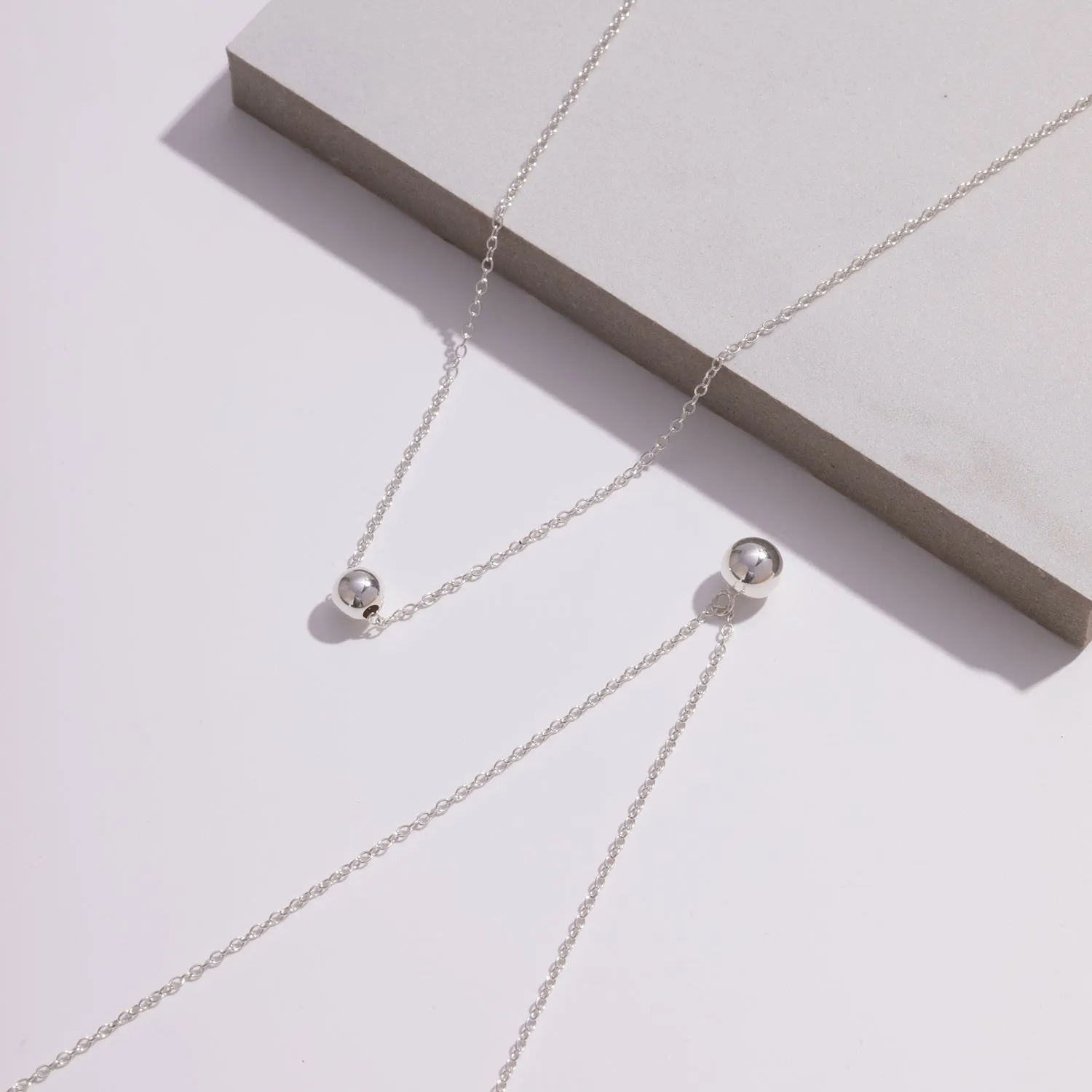 Minimalist Ball Pendant Necklace