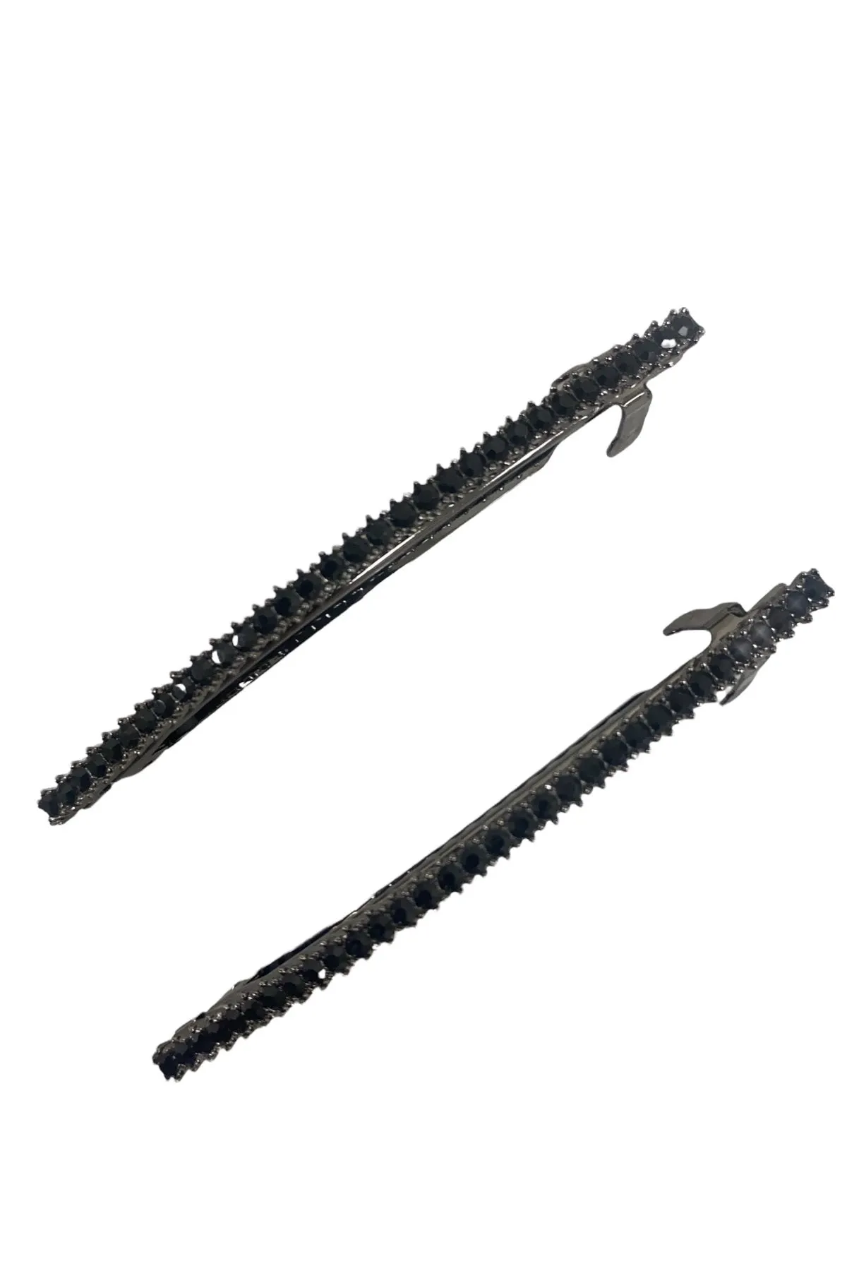 Mist rhinestone hair barrettes