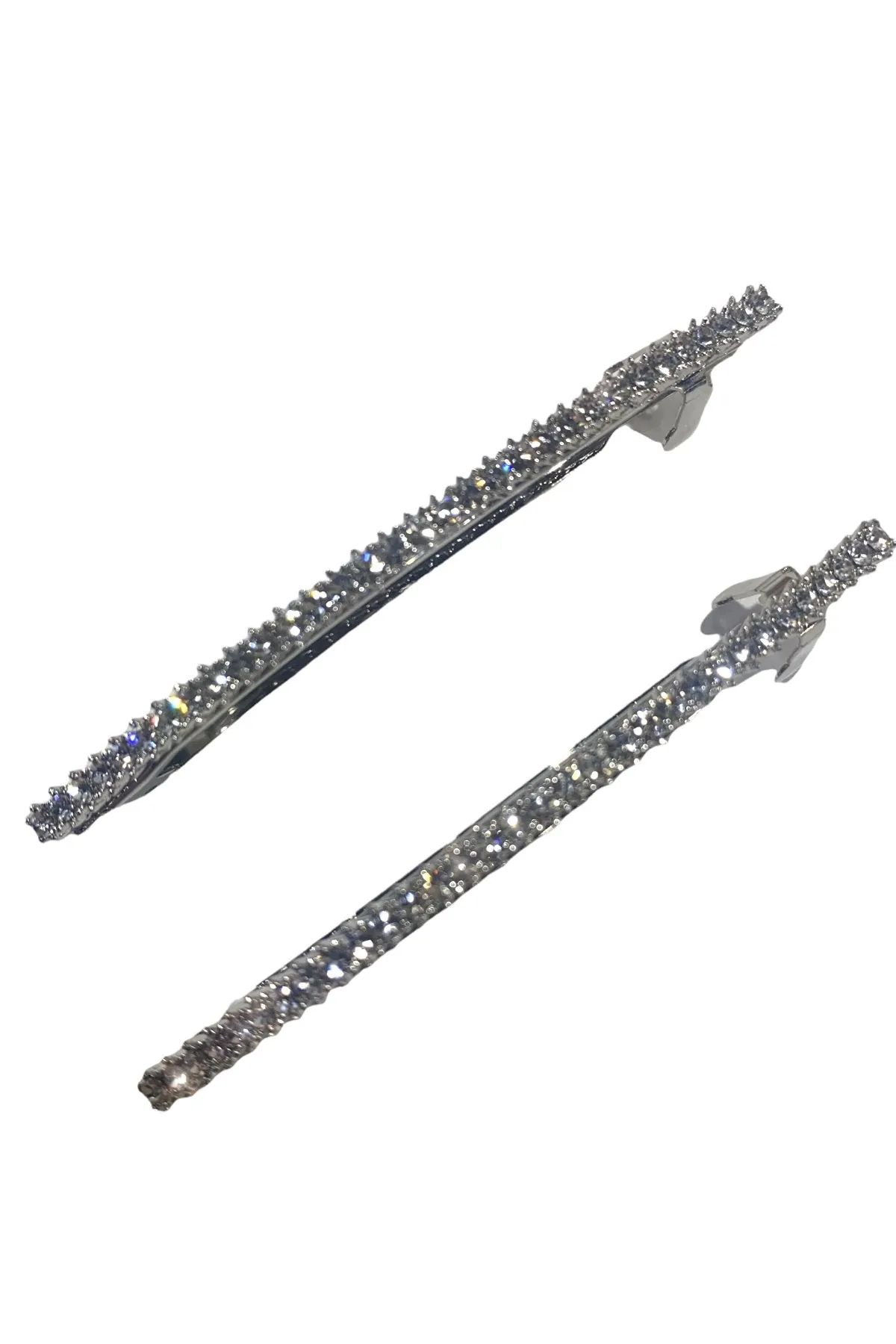 Mist rhinestone hair barrettes