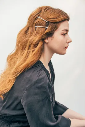 Mist rhinestone hair barrettes