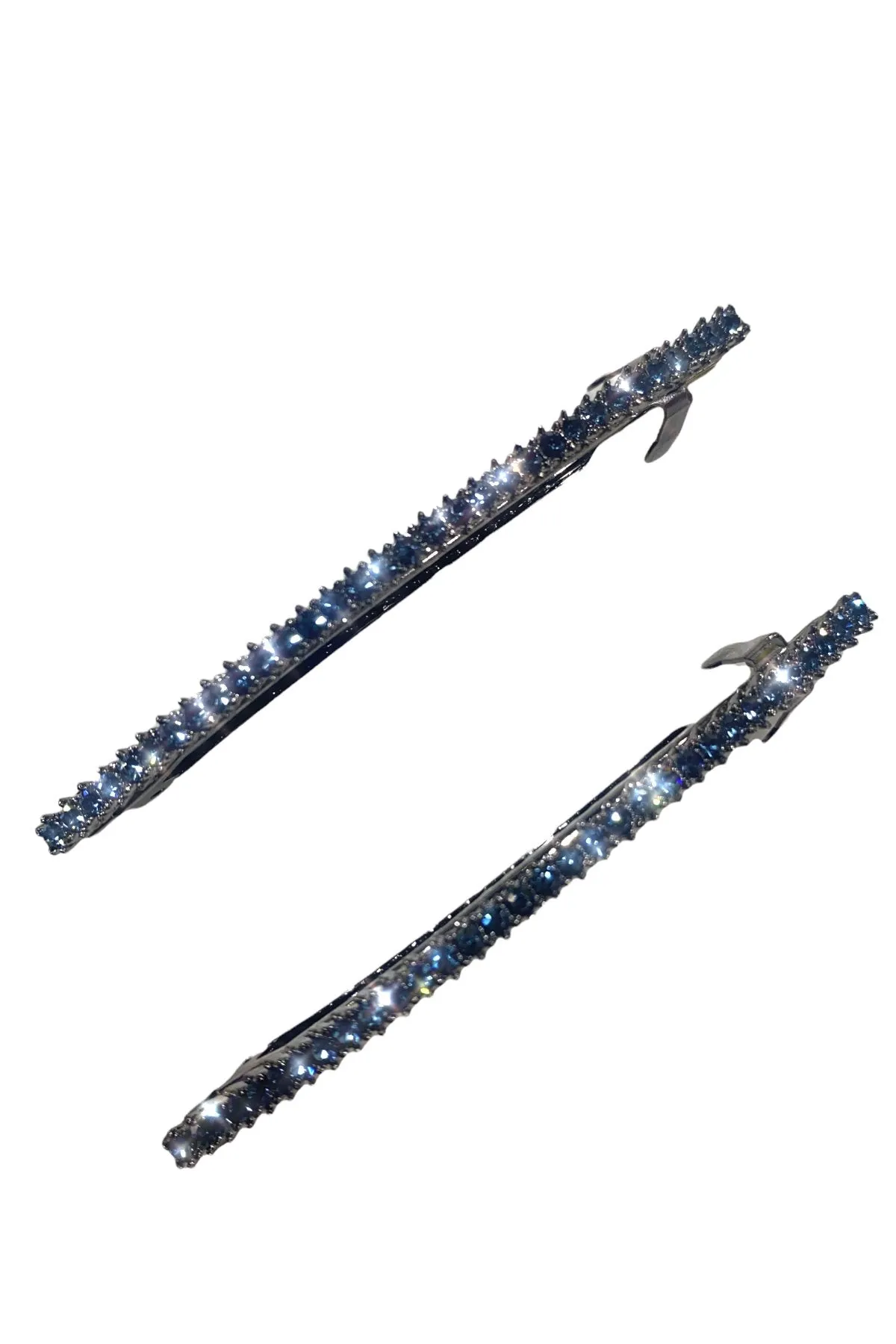 Mist rhinestone hair barrettes