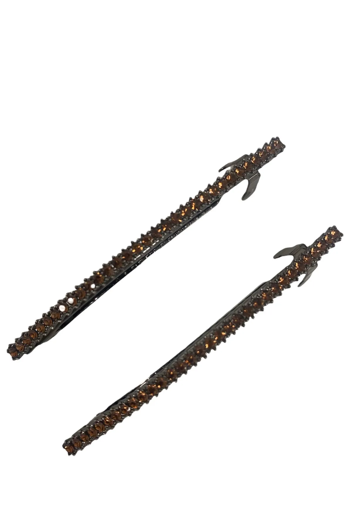 Mist rhinestone hair barrettes