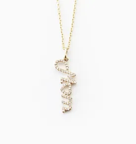 MOM Diamond Necklace