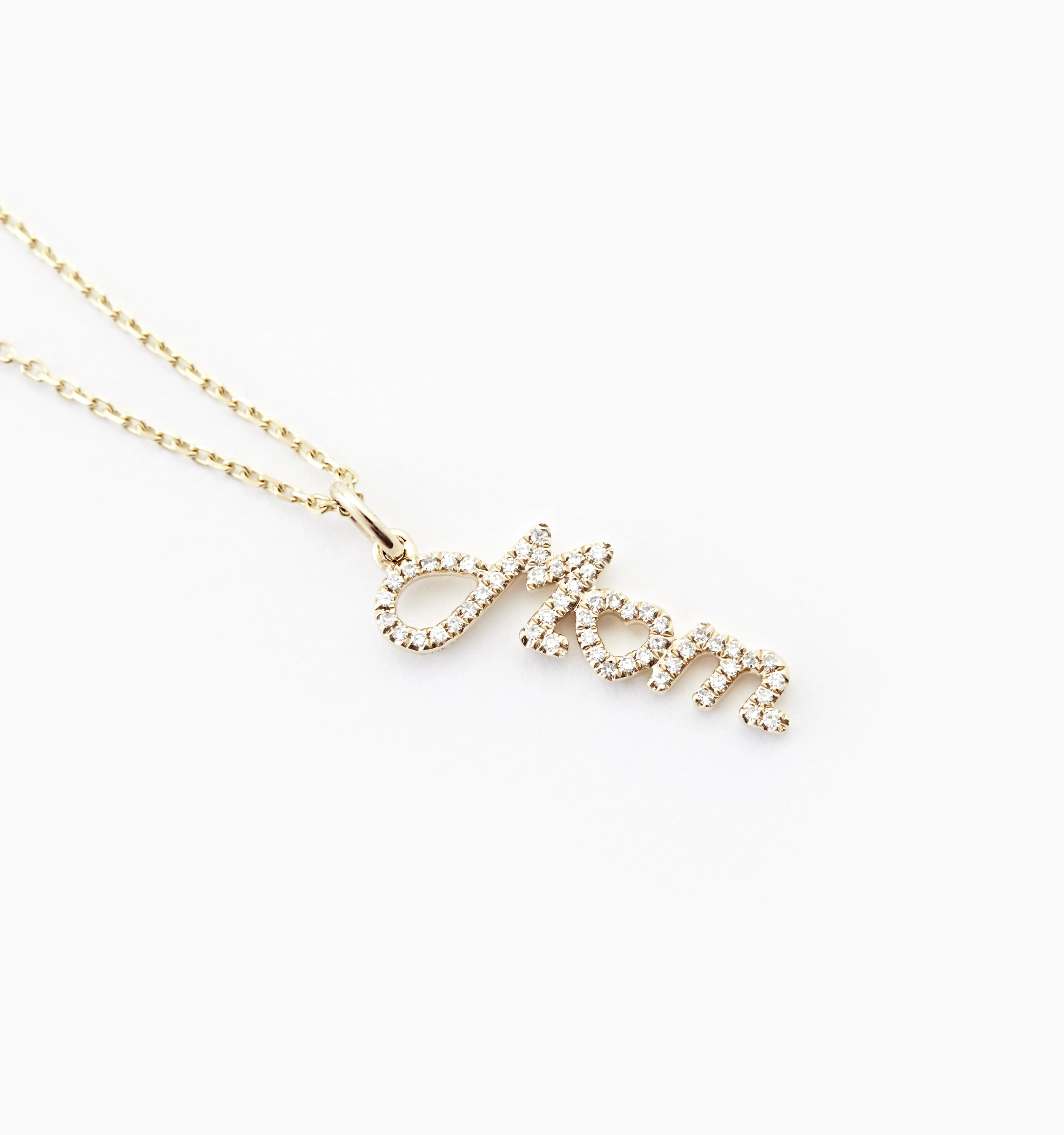 MOM Diamond Necklace
