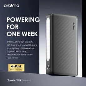 ORAIMO Traveler 3 Lit (OPB-P1270) 27000mAh 15W Power Bank