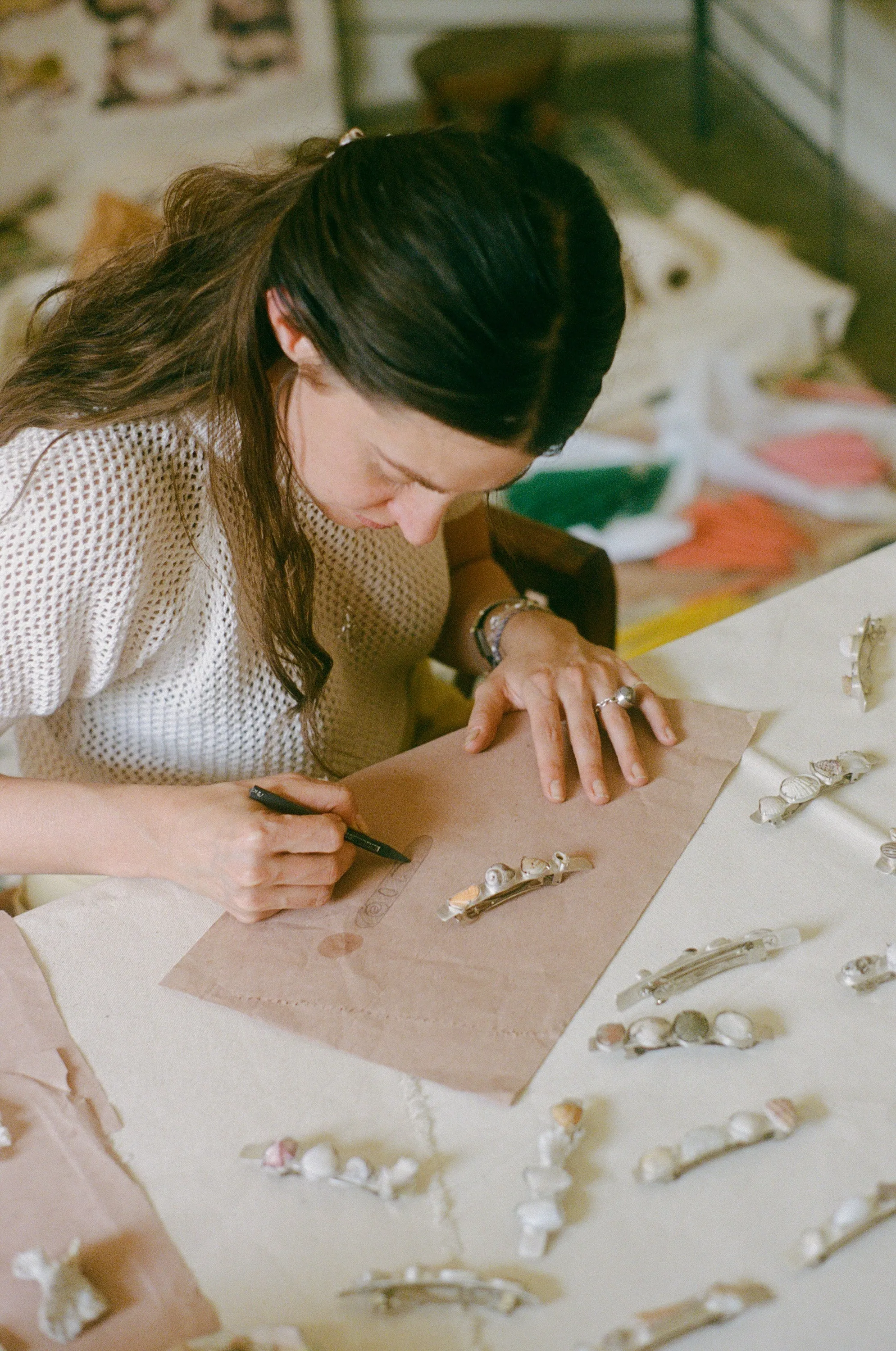 Stunning Seashell Hair Barrette No. 10 by OZMA x La mar - Perfectly Optimized for E-commerce