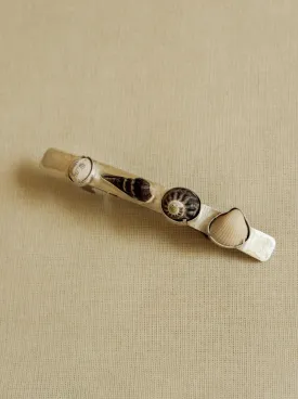 Ocean-Inspired OZMA x La ma r Seashell Hair Barrette No. 7: Exquisitely Handcrafted Hair Accessory