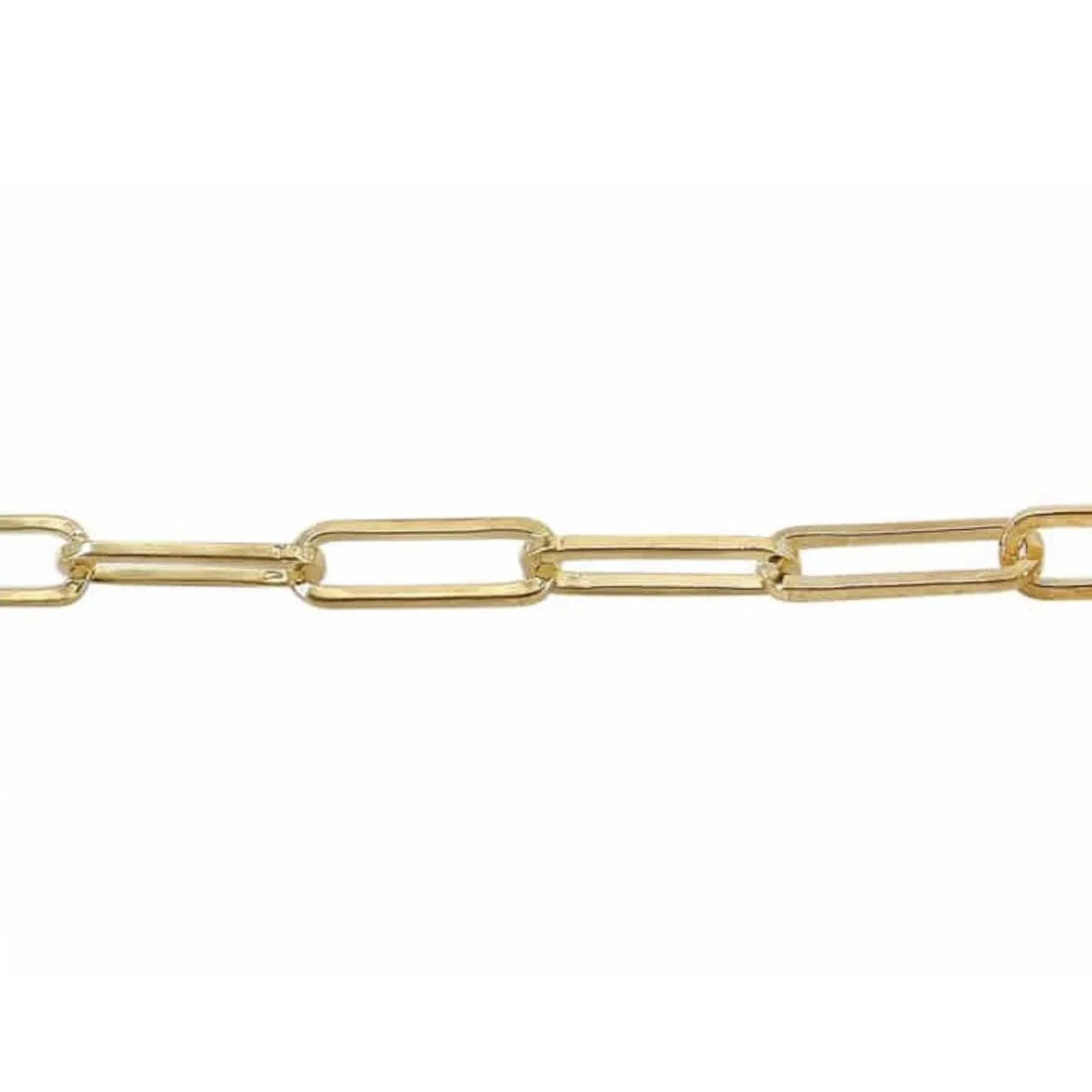 Paperclip 14k Gold Chain