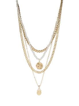 PCFELICIA Necklace - Gold Colour