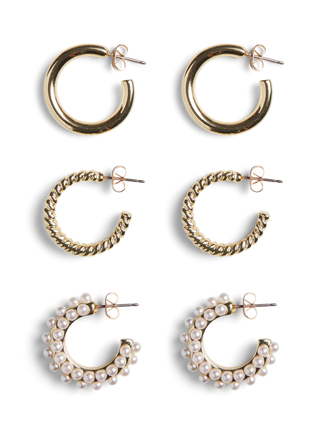 PCNIBBI Earrings - Gold Colour
