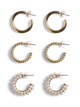 PCNIBBI Earrings - Gold Colour