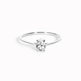 Pear Shaped Ring Silver - Martine
