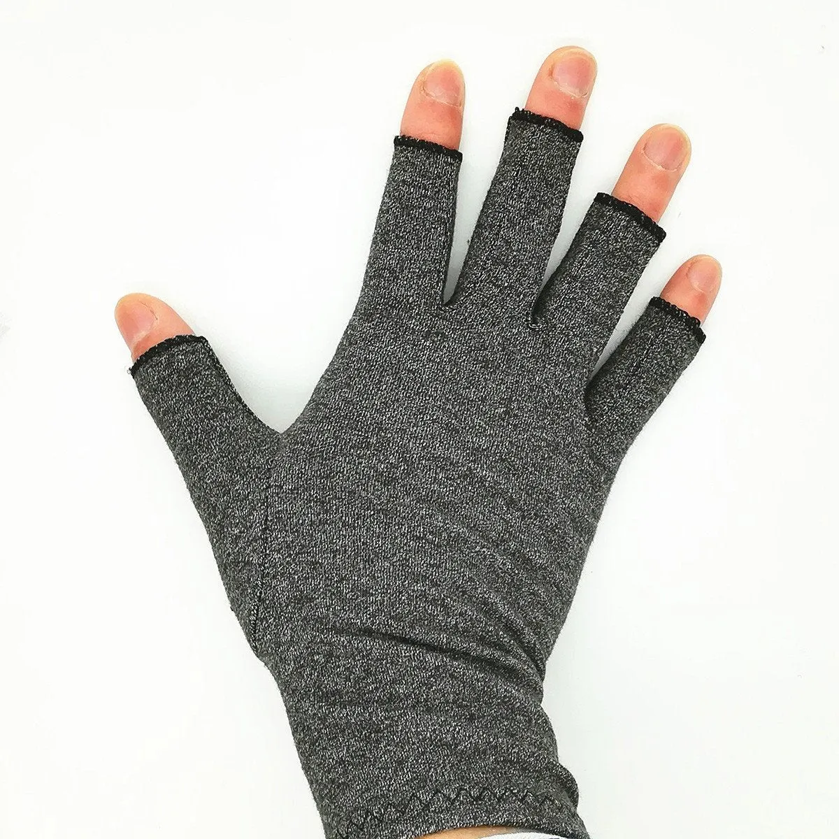 Premium Arthritis Compression Gloves For Men & Women - Smooth Grey