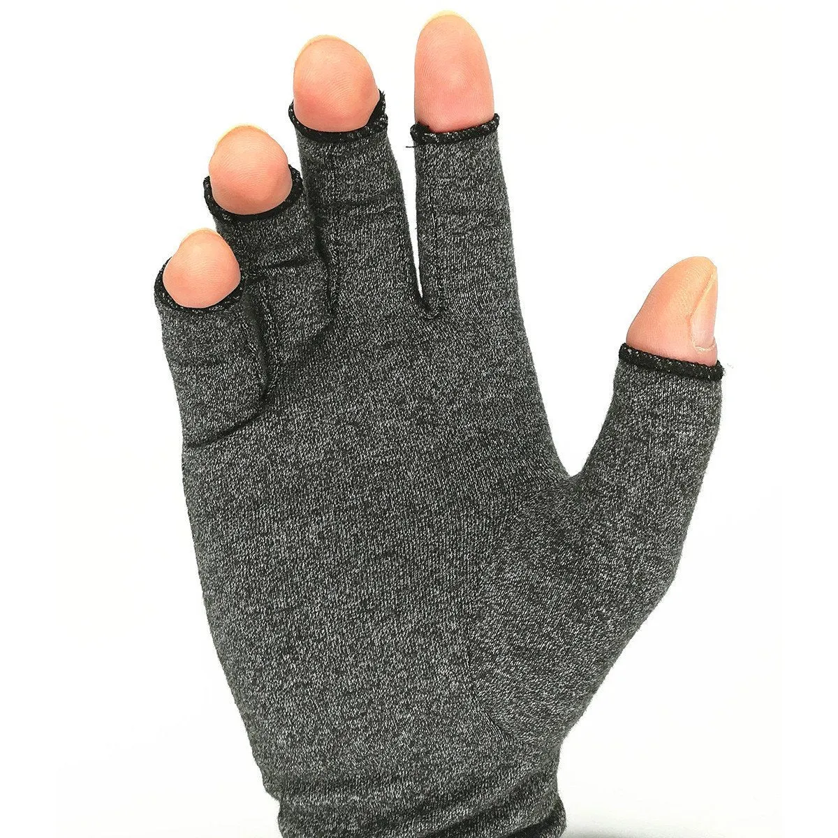 Premium Arthritis Compression Gloves For Men & Women - Smooth Grey