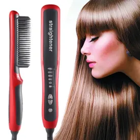 Professional Ceramic Electric Fast Hair Straightening Brush