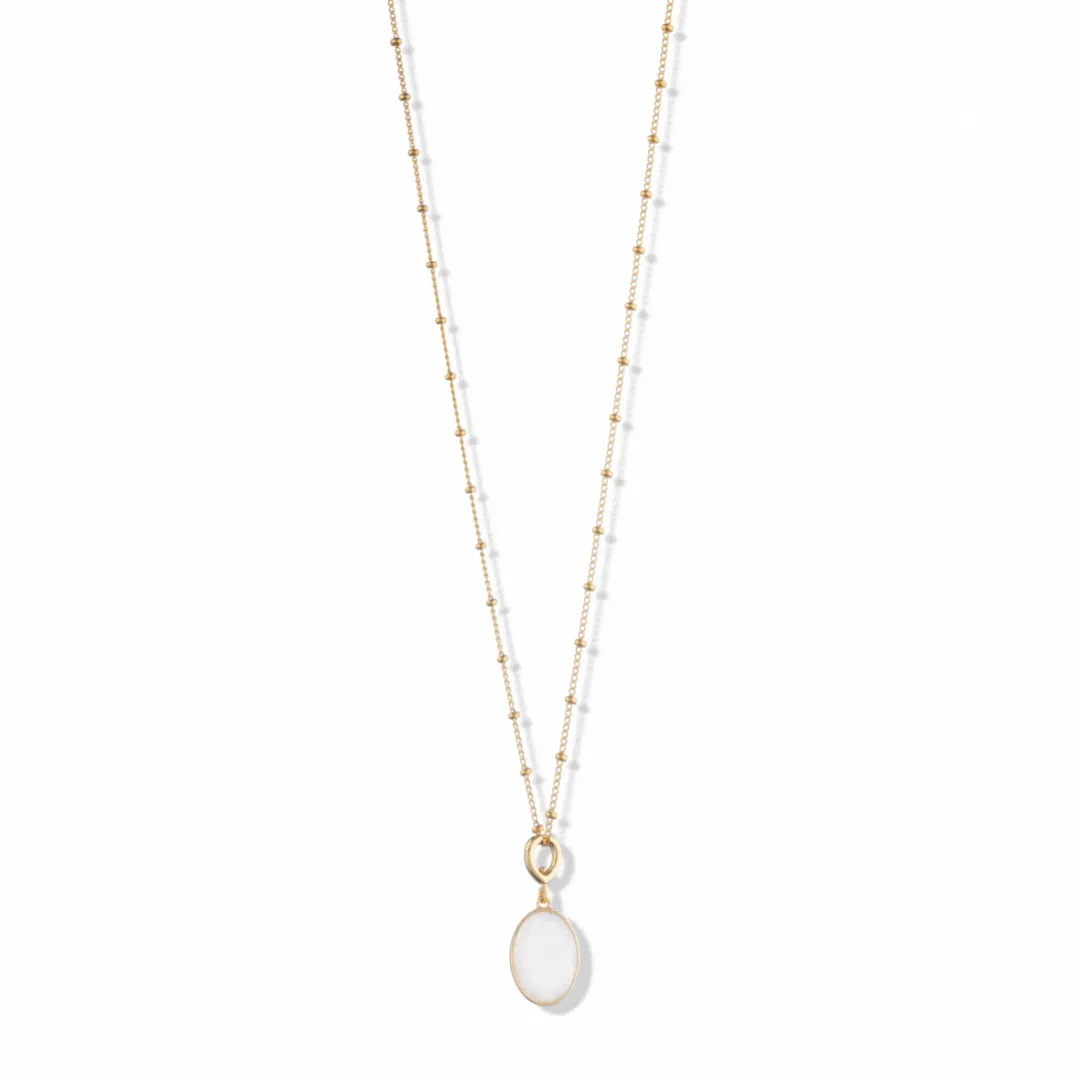 Reversible Mother of Pearl Necklace