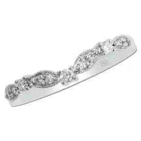 Roset 14K White Gold Vintage Diamond Ring