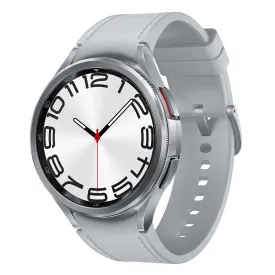 Samsung Galaxy Watch 6 Classic 47mm Bluetooth Smartwatch, Rotating Bezel, Fitness Tracker, Personalized HR Zones, Advanced Sleep Coaching, Heart Monitor, BIA Sensor, Health Insights, US Version Silver