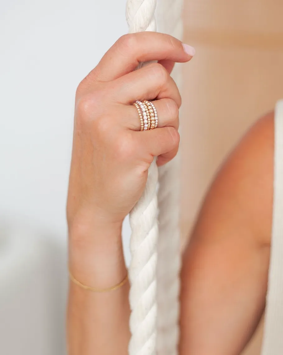 Saskia de Vries Gold Filled Rings