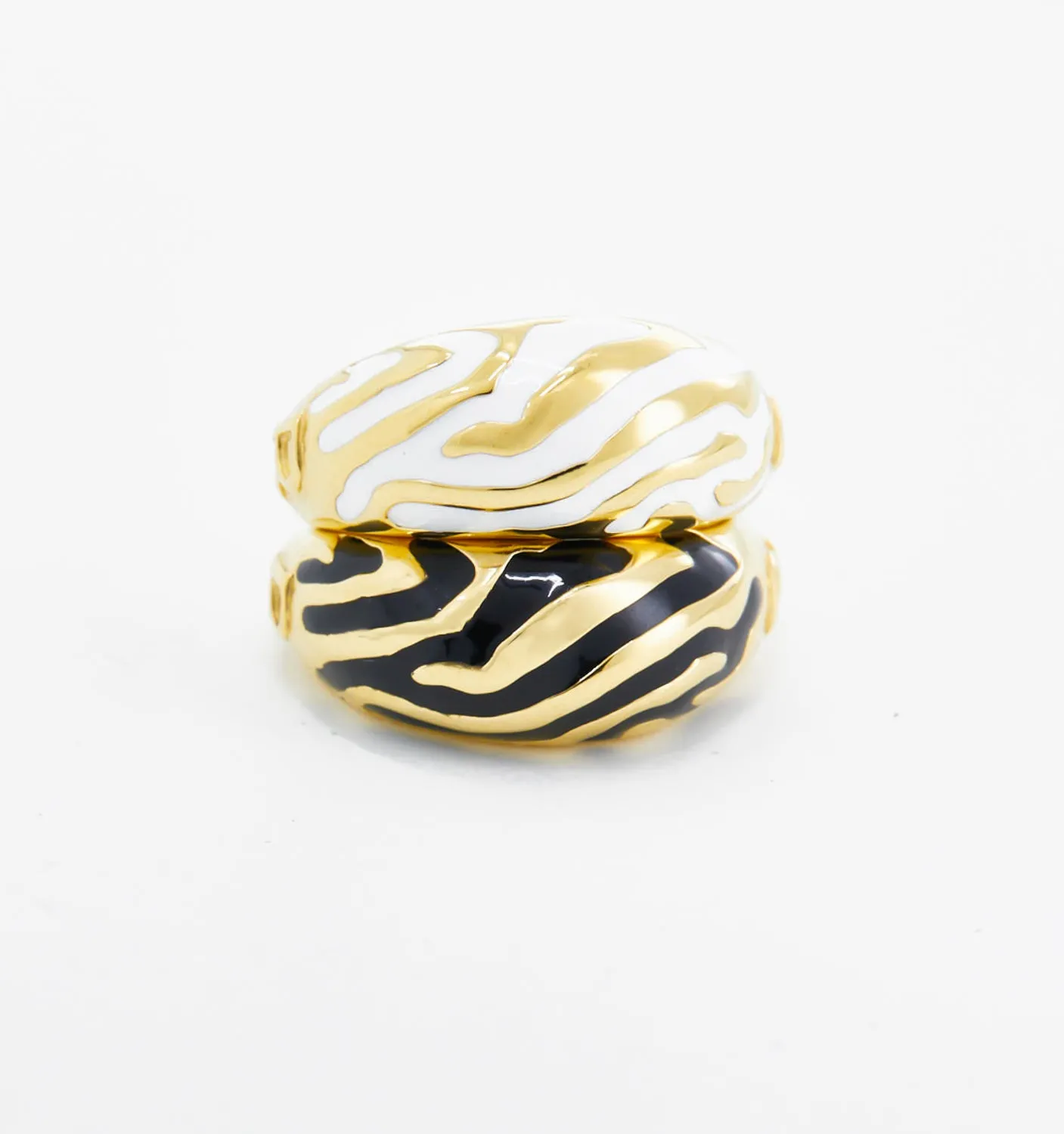 Savannah Dome Rings - Set of 2
