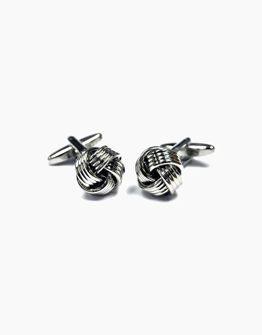 Silver Knot Cufflinks