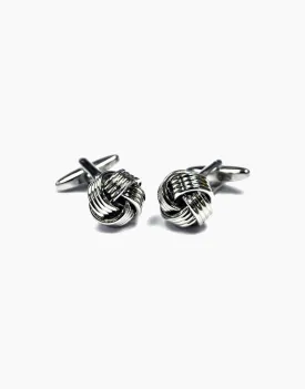 Silver Knot Cufflinks