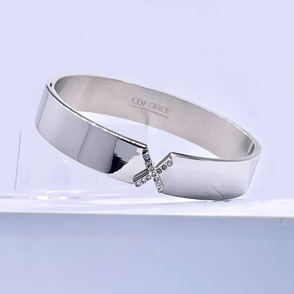 Solid X Ring Bracelet