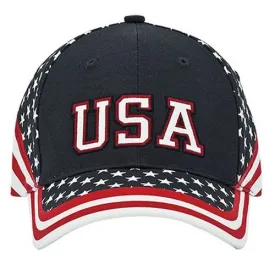 Stars and Stripes Bill Cap