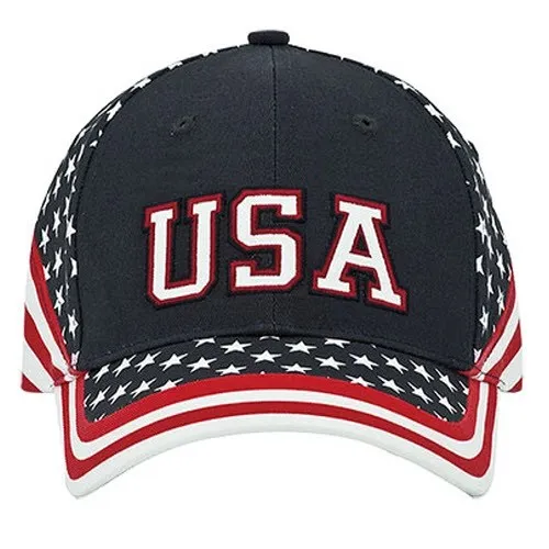 Stars and Stripes Bill Cap