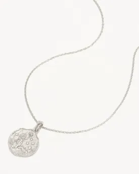 Sterling Silver She is Zodiac Necklace - Aquarius