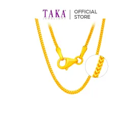 TAKA Jewellery 916 Gold Chain Foxtail