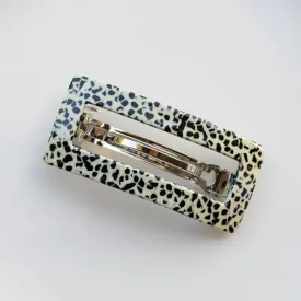 Terrazzo Eco Rectangle Hair Barrette
