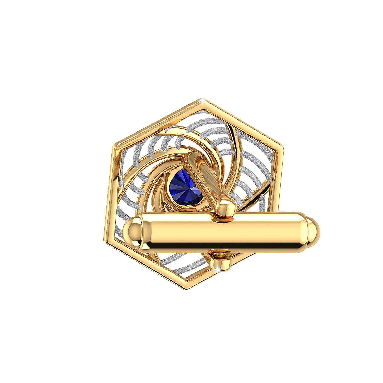 THE BLUE VORTEX CUFFLINKS