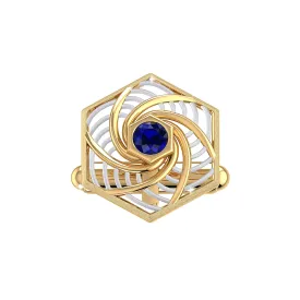 THE BLUE VORTEX CUFFLINKS