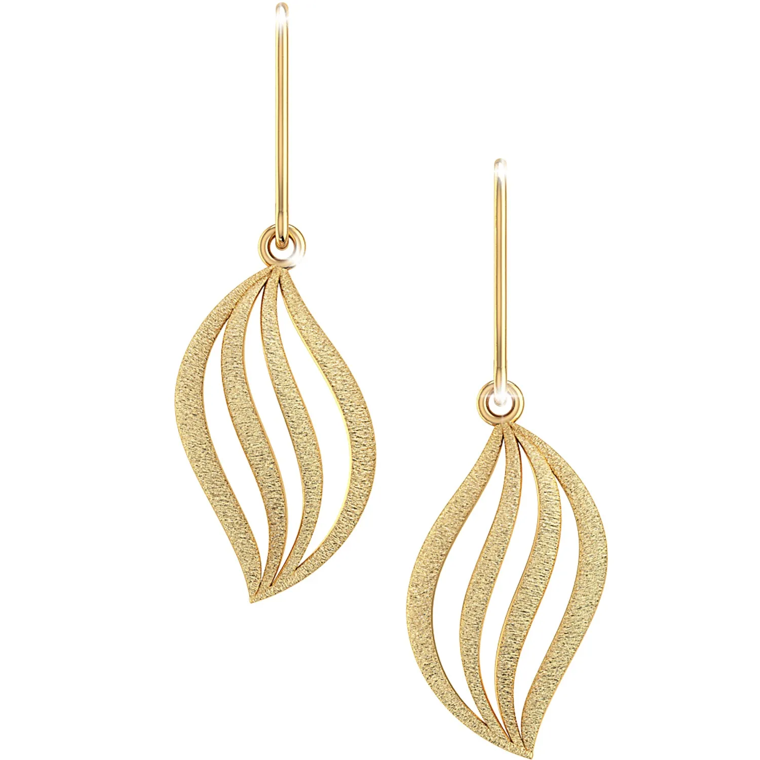 THE LALIQUE LEAF DROP EARRINGS