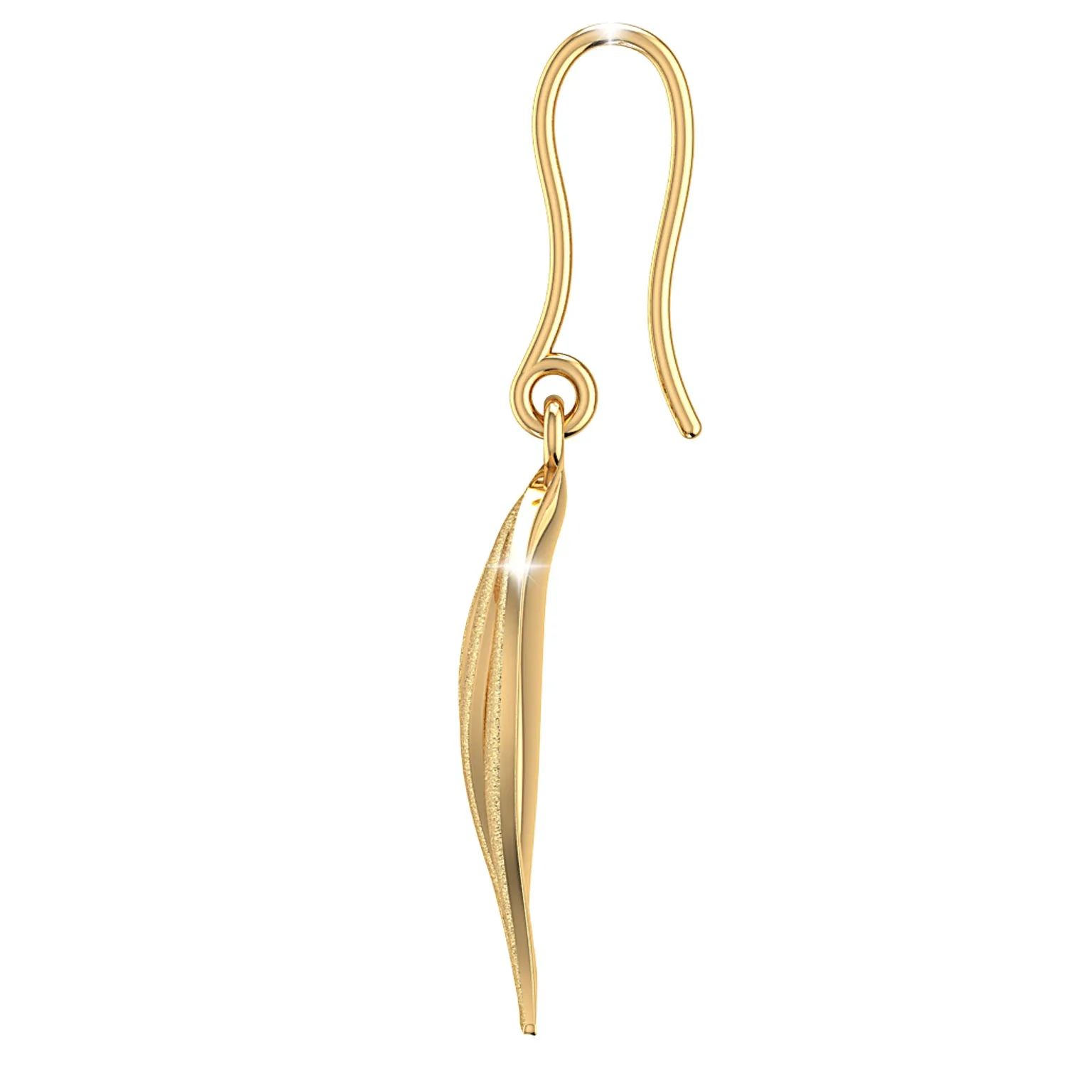 THE LALIQUE LEAF DROP EARRINGS