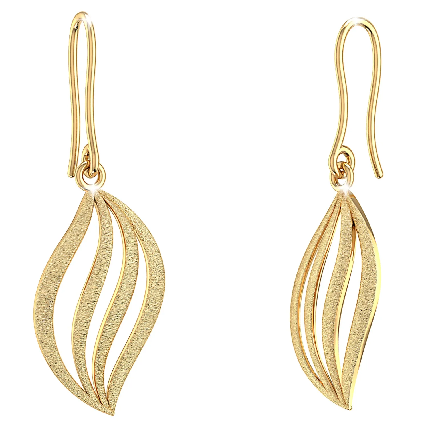 THE LALIQUE LEAF DROP EARRINGS