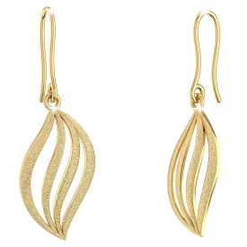THE LALIQUE LEAF DROP EARRINGS