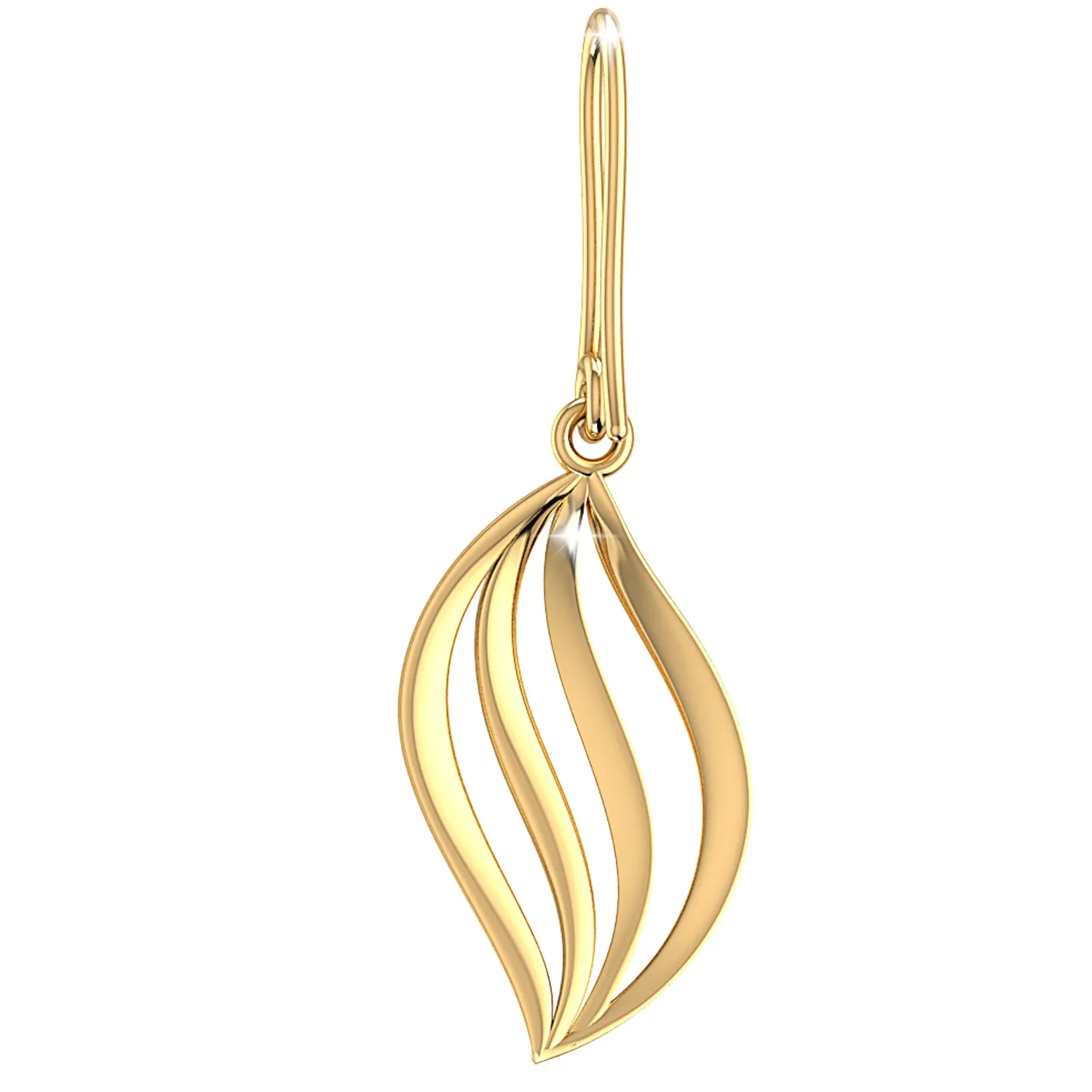 THE LALIQUE LEAF DROP EARRINGS